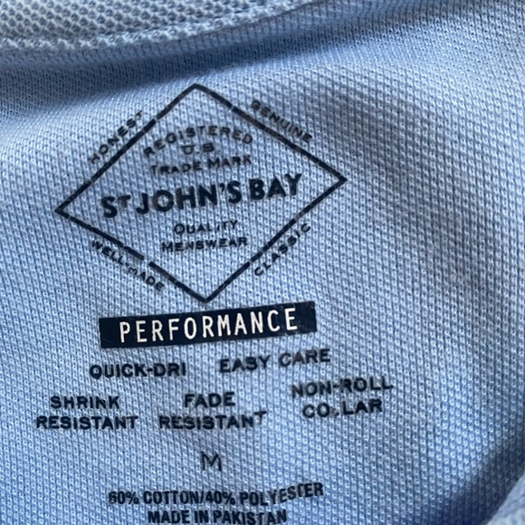 St.John’s Bay Light Blue Polo - Picture 2 of 5